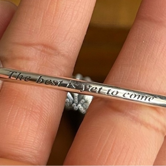 Pandora Silver Limited Edition Fireworks Cz Bangle Bracelet EUC - Picture 4 of 4